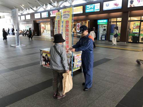 上尾市県下一斉住警器広報