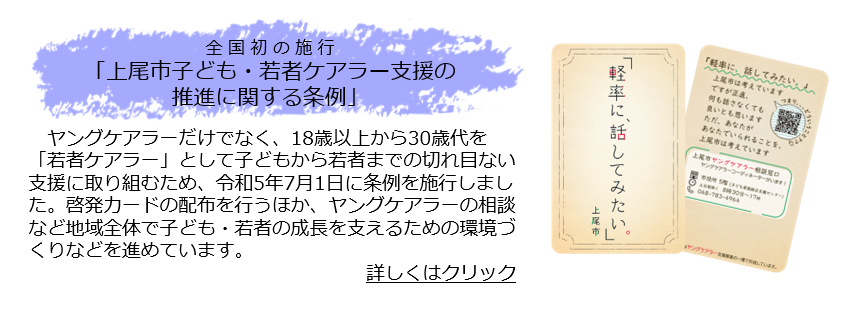 子ども・若者ケアラー支援の推進に関する条例