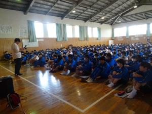 学年集会の様子