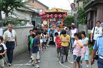 平方下宿の祭りばやし