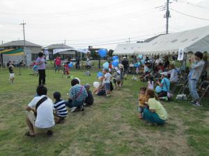 公園のオープニングイベントの様子