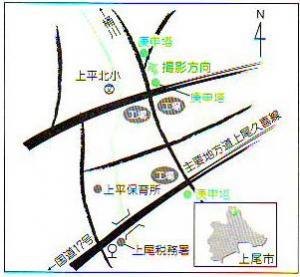 上尾の古い地名を歩こう37地図